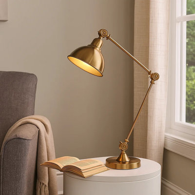 Lampe de bureau 30,5 po en laiton