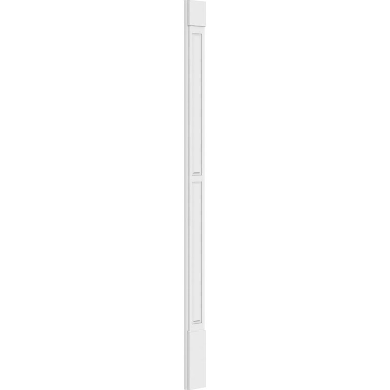 Pilastre en PVC TruCraft, 96 po, 8", Base et chapiteau standards