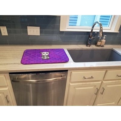 Polkadot Panda Bear Drying Mat