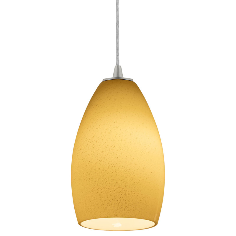 Carballo 1 - Light Single Pendant, Brushed Steel, Maya