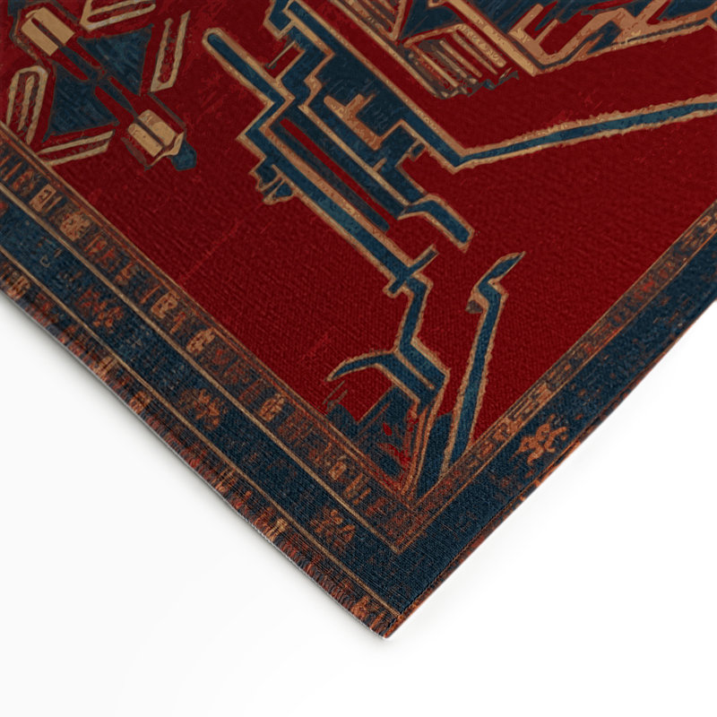 Tapis intérieur et extérieur ArtDeco, Rectangle 9 pi x 12 pi