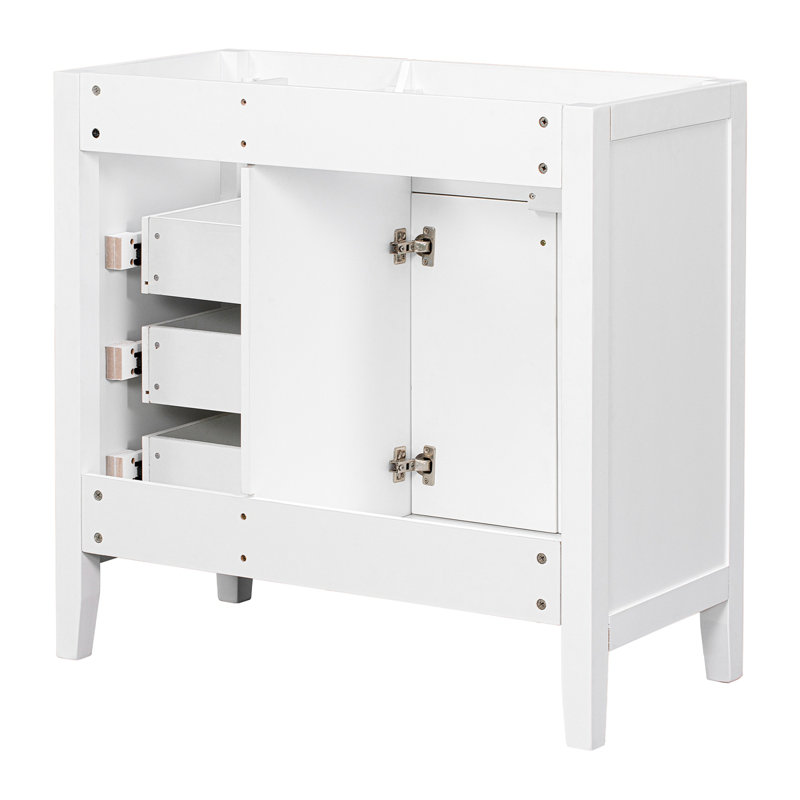 Meuble-lavabo pour salle de bain sans meuble-lavabo, Blanc, Noir