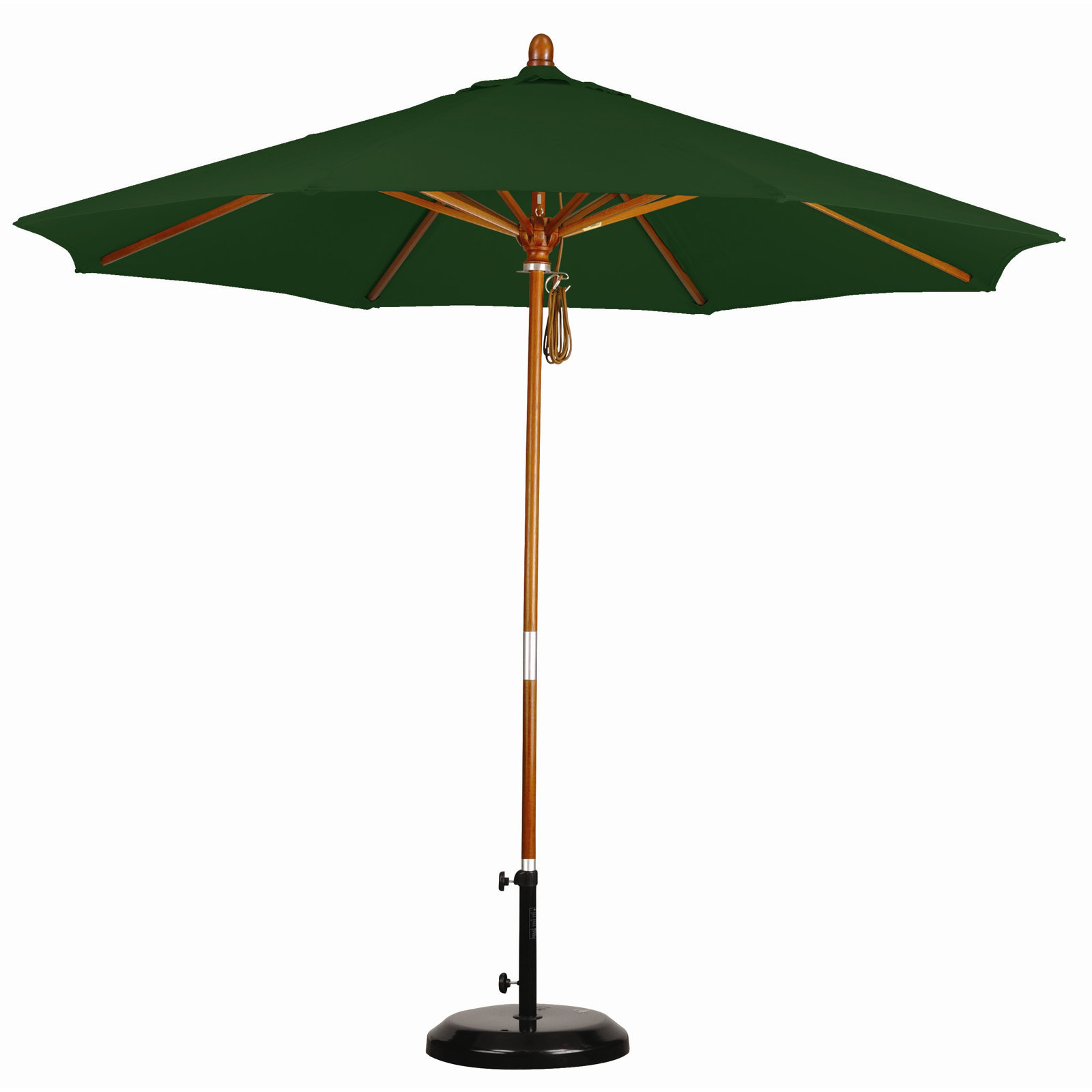 Manford 90'' Sunbrella® Outdoor Umbrella, Canvas Forest Green Sunbrella® Canvas