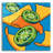 " Nachos With Jalapen~os On Blue " Print-827678927