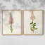«Mauve Garden Flowers I», reproduction encadrée de qualité supérieure - prête à être accrochée - aucun clou requis - aucun clou requis-1839590586