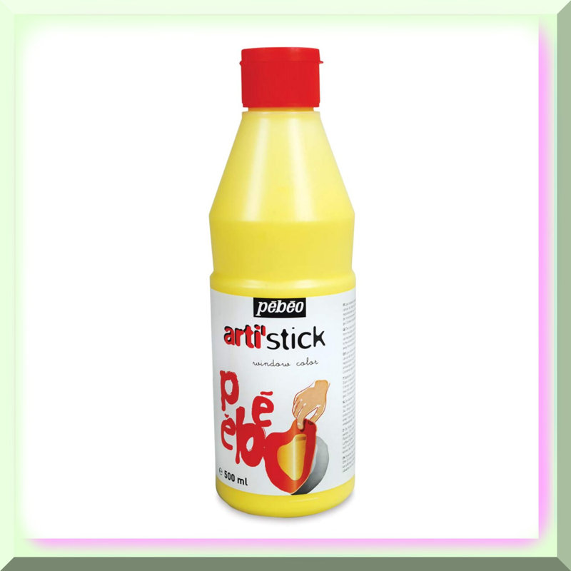 Repositionable Window Paint 500ml Yellow