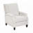 Zinca 30" Traditional Textured Fabric Push Back Reclining Chair with Sophisticated Nailhead Trim & Exposed Wood Feet
