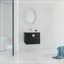 Meuble-lavabo à fermeture en douceur avec lavabo, pour petite salle de bain