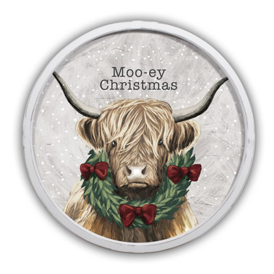 «Moo-Ey Christmas», reproduction encadrée