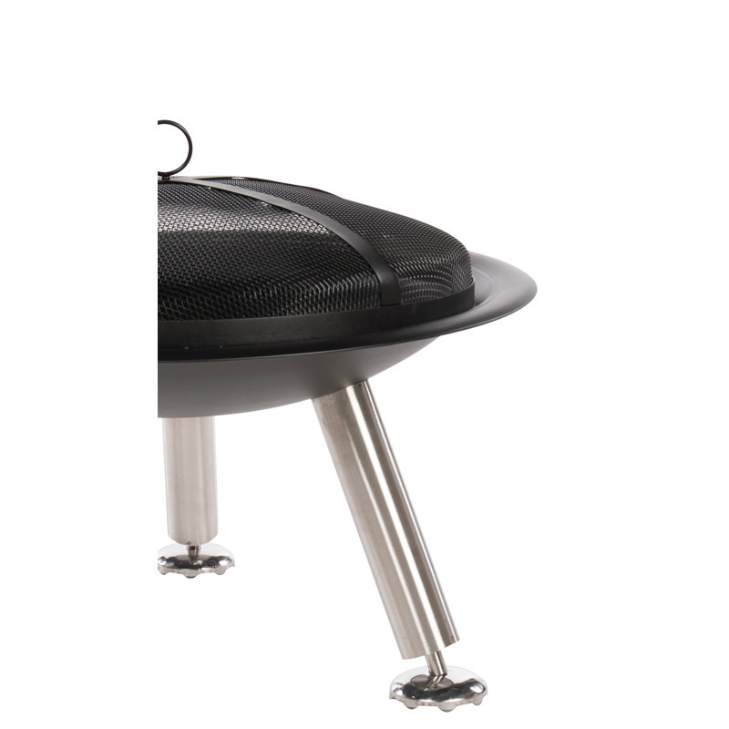 Chicago Round Steel Wood Burning Smokeless Fire Pit