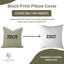 Coussin décoratif en tissu épais épais en lin Fabividine Accent, lombaire, (Khushbu, bleu)-106270332-106270334