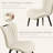 Modern Quilted Upholstered Dining Chairs Wingback Luxury Side Chairs With Metal Legs (Set of 6)-1091878571