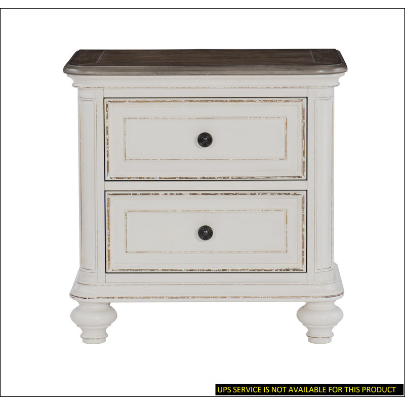 Nightstand，End Table with Drawer