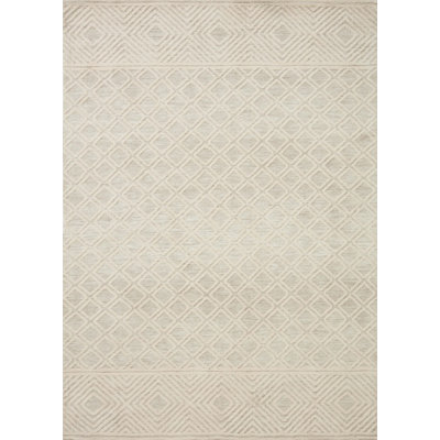 Tapis géométrique ivoire / naturel Neda