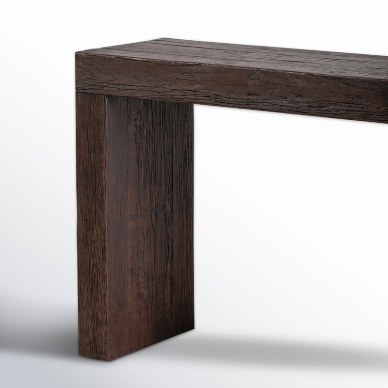 Adams Console Table Rustic Brown, Brown