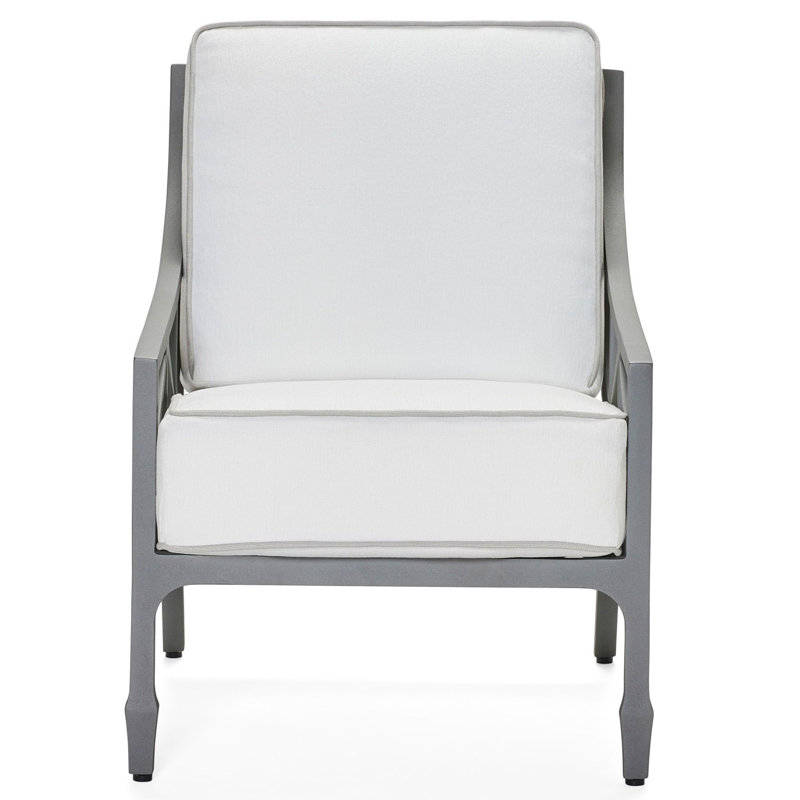 Lounge Chair, Matte White, Chartres Malt