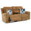 Causeuse inclinable avec console Jhanae