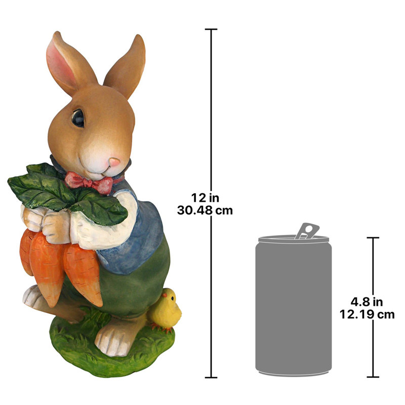 Statue de père lapin Bunny Hop Lane