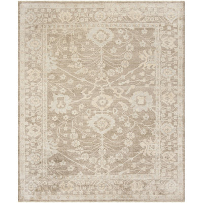 Oushak Hand Knotted Viscose Rug