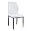 Ensemble de chaises de salle à manger ergonomiques avec dossier en polyuréthane et rembourrage confortable-129028255