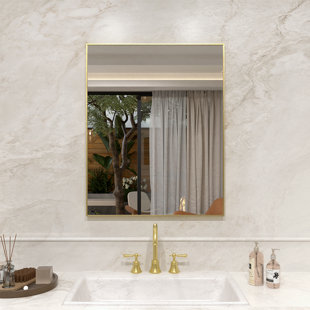Vela Framed Wall Bathroom Vanity Mirror