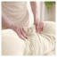 Canapé modulaire beige en chenille modulaire avec repose-pieds, canapé en U à 3 places avec coussins décoratifs pour espaces de vie-1844715081-1844715085