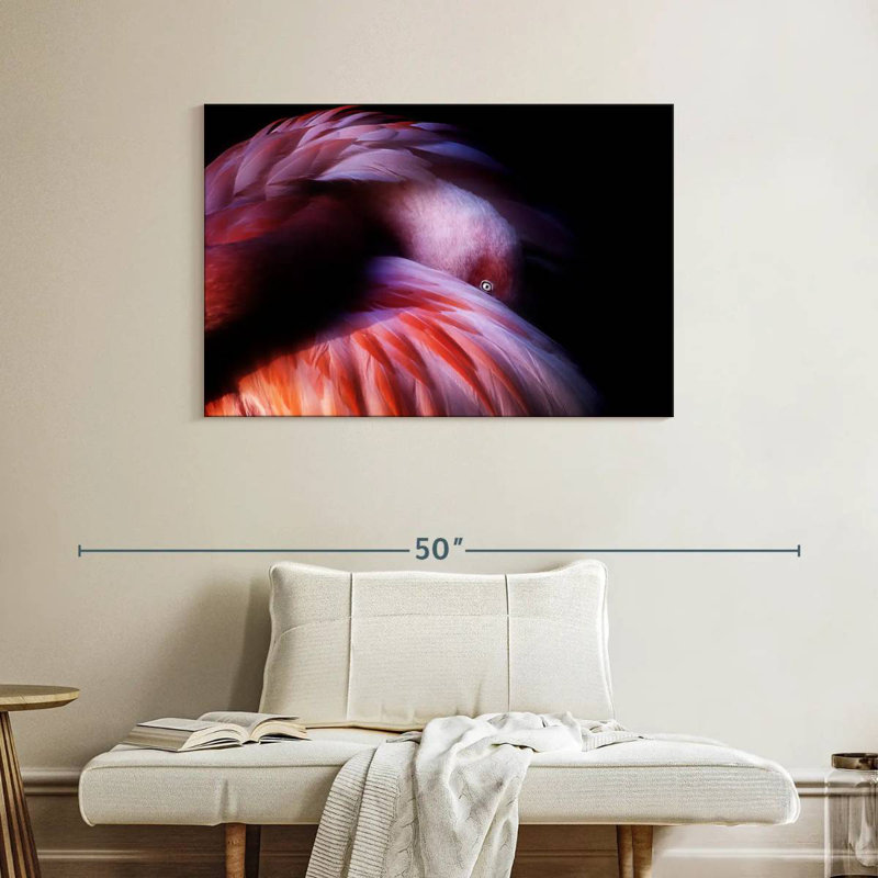 Brampt Gradient Flamingo, 26" H x 39" W