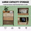 Commode de rangement autoportante, tour de rangement à 3 niveaux