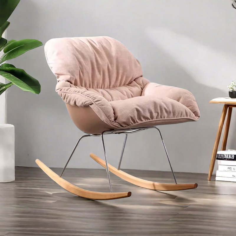 Chaise à bascule, Rose