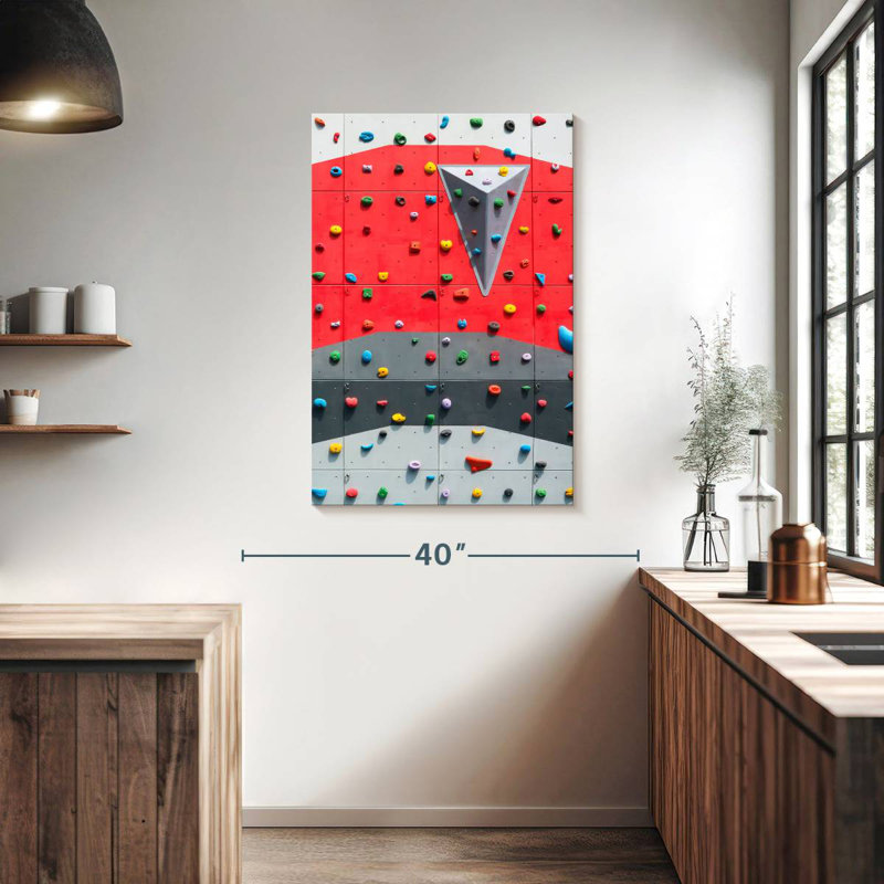 Sireci Indoor Climbing, 39" H x 26" W