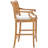 6 - Person Teak Wood Patio Dining Set with Rectangular Table