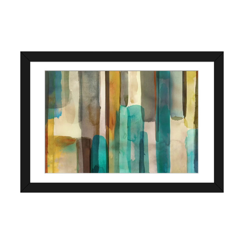 « everet ii », impression sur toile, H 16 po x l 24 po x P 1 po, Papier d'art encadré noir, Blanc