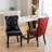 High-End Tufted Solid Wood Contemporary PU And Velvet Upholstered Dining Chair With Wood Legs Nailhead Trim  2-Pcs Set-486402950