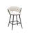 Upholstered Counter Stool With Metal Frame-2051866136-2051866135