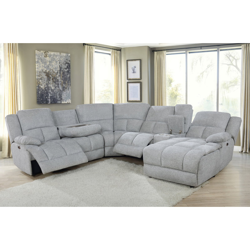 Canapé modulaire inclinable faisant face à la droite 107,25 po Revolution Fabrics® Bridport, Manuel