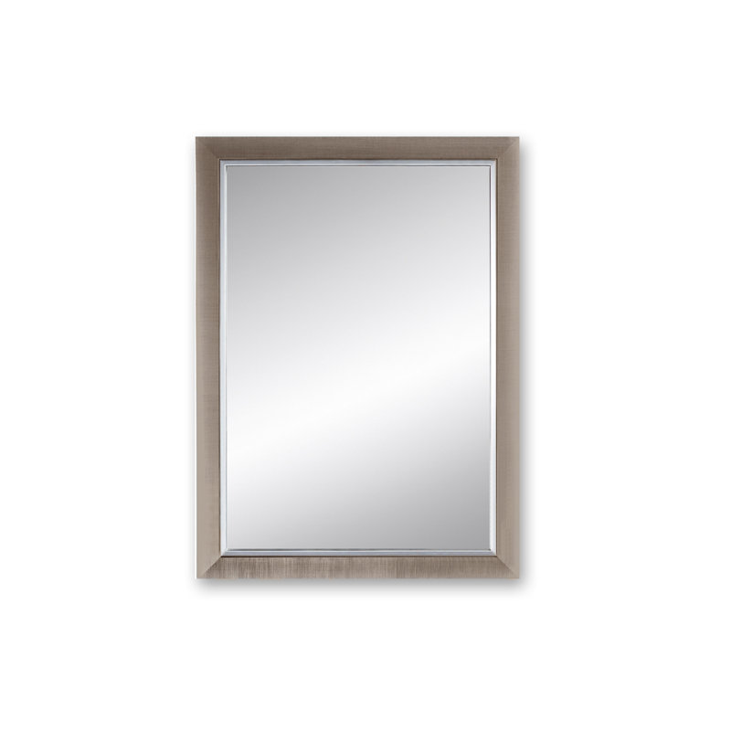 Dehoyos Flat Wall Mirror, Bronze, 77cm H x 58cm W