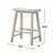 3 Piece Counter Height Dining Set With Storage In Light Gray And Oak