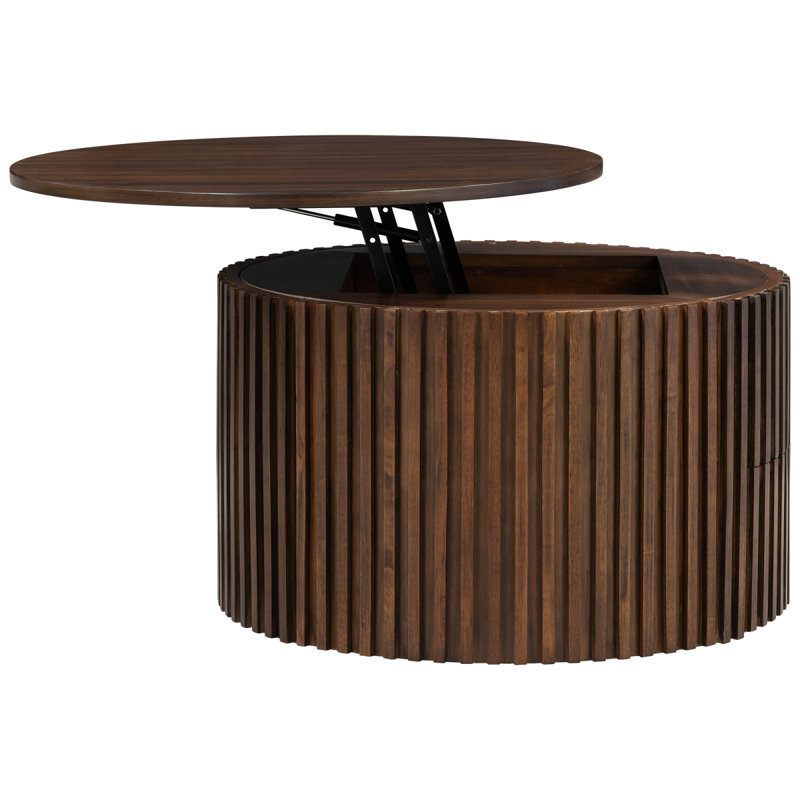 Table basse à plateau relevable VIBE Haus, Noyer