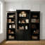 Yetta with LED Light, Glass Shelves and double doors-1037830976