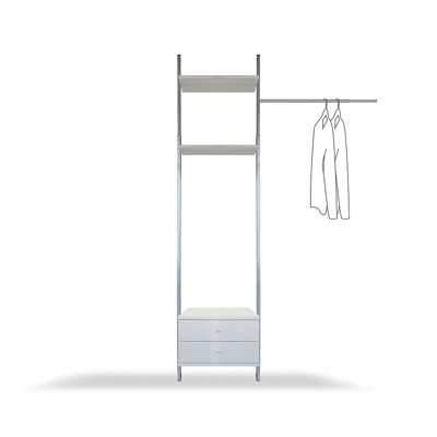 Aura 130cm - 190cm Closet System