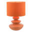Discus Ceramic Table Lamp With Shade-382213755
