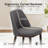 Upholstered Solid Wood Fabric Dining Chair-4463206