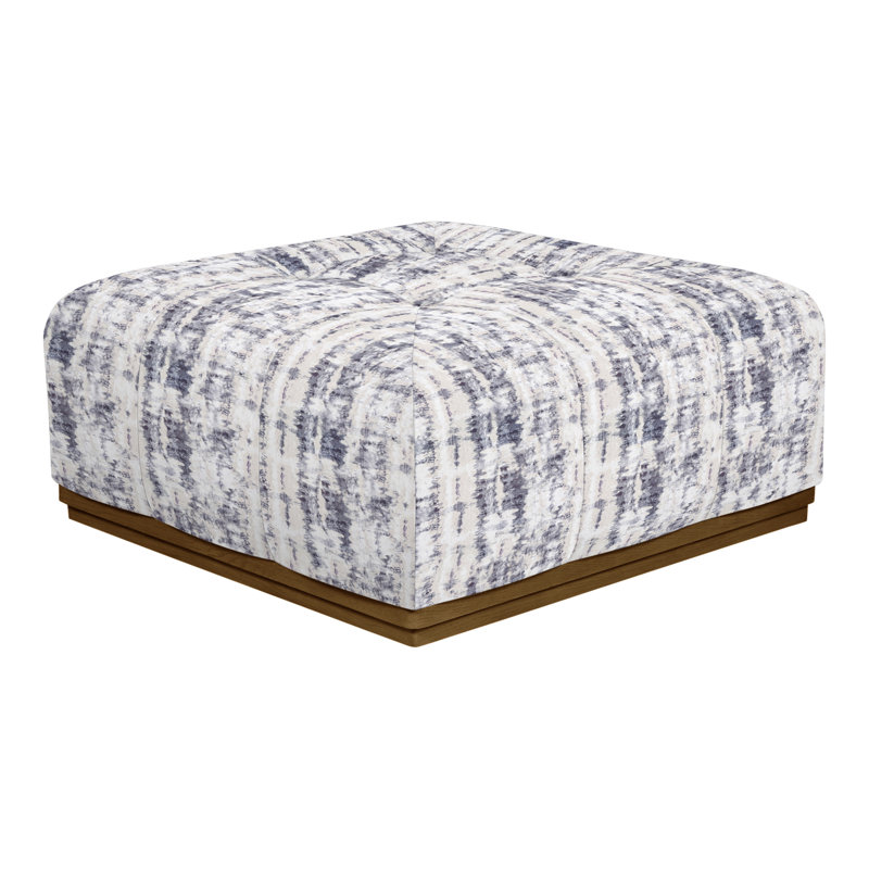 Denison By Thom Filicia Square Ottoman, Ozark Marina, Dove Gray