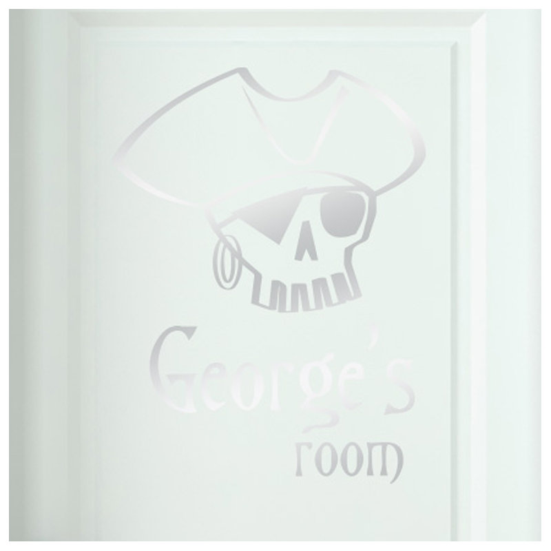 Nautical & Beach Wall Decal, Shiny Silver