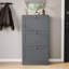 3 Drawer Shoe Cabinet with Oak Top Modern Shoe Storage For Hallway Living Room & Bedroom-644223693