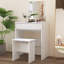 Ensemble de coiffeuse avec miroir et tabouret
