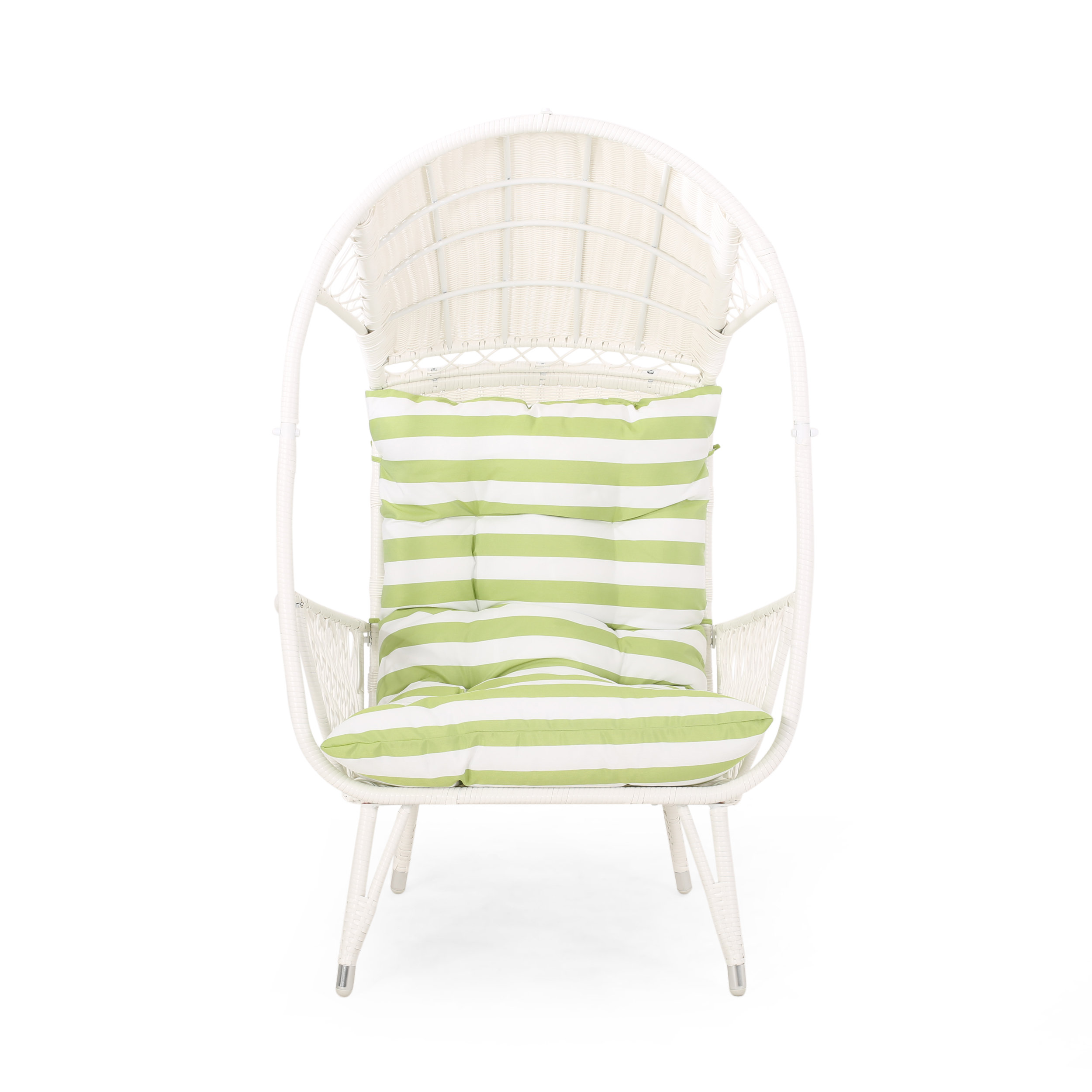 Bayou Breeze Outdoor Standing Basket Patio Chair with Cushions