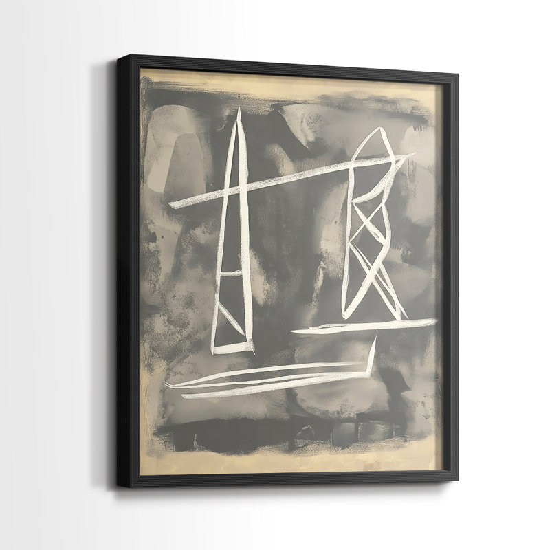 "ABSTRACT Series DCCL XXXVI" par J Paul, Noir, noir, noir, noir, H 15 po x l 12 po