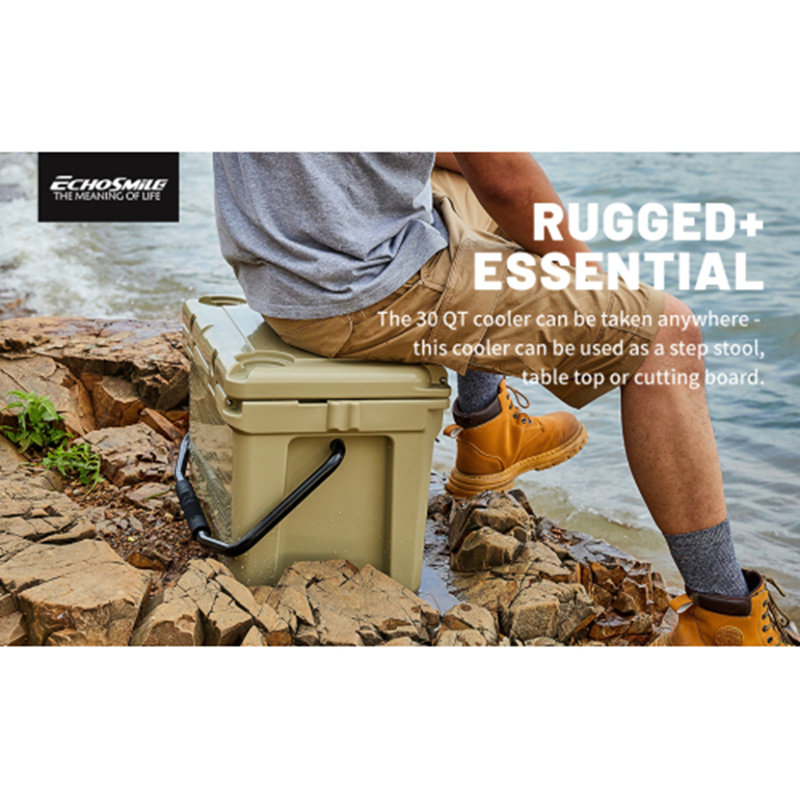 25Qt New Insulated Box, khaki