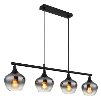 Amabel 4 - Light Matte Black Pendant